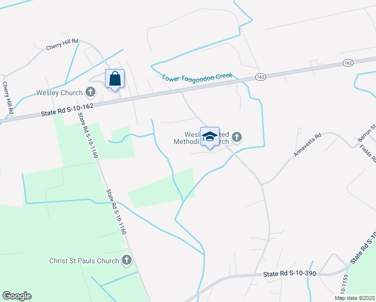 map of restaurants, bars, coffee shops, grocery stores, and more near 5117 State Road in Holly Hill