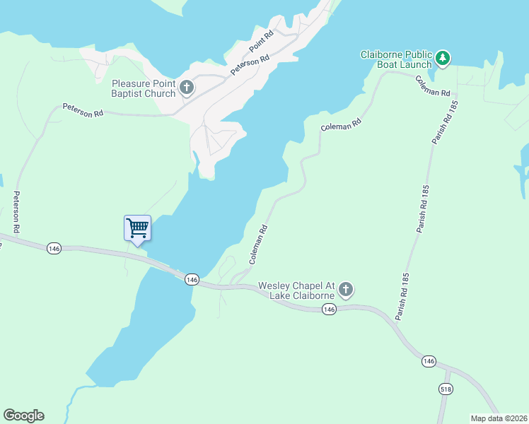 map of restaurants, bars, coffee shops, grocery stores, and more near 207 Coleman Road in Homer