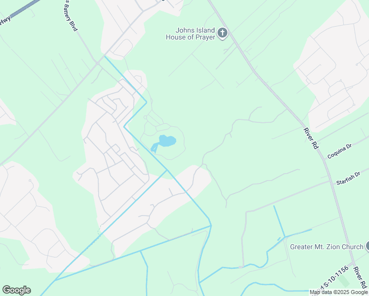 map of restaurants, bars, coffee shops, grocery stores, and more near 2070 River Road in Johns Island