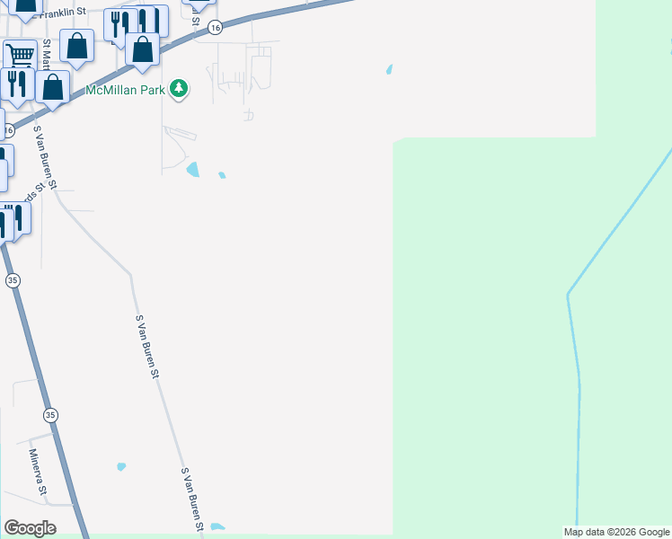 map of restaurants, bars, coffee shops, grocery stores, and more near in Carthage