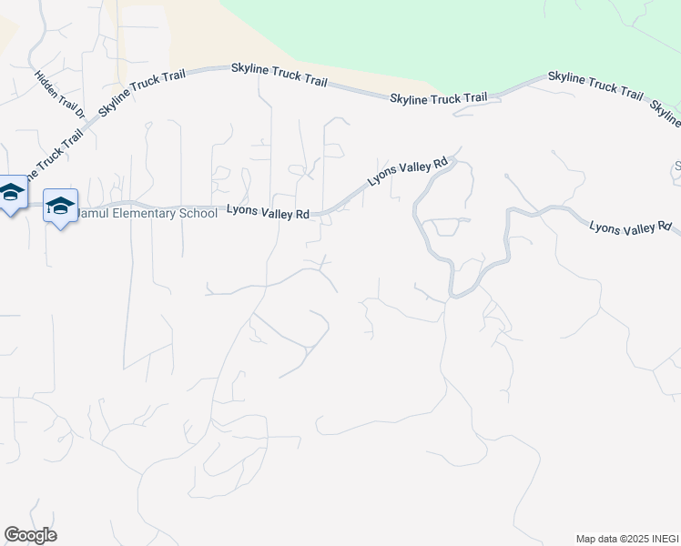 map of restaurants, bars, coffee shops, grocery stores, and more near 14888 Highland Heights Road in Jamul