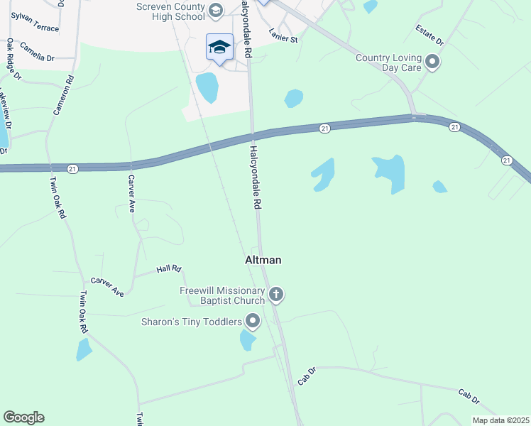 map of restaurants, bars, coffee shops, grocery stores, and more near 529 Halcyondale Road in Sylvania