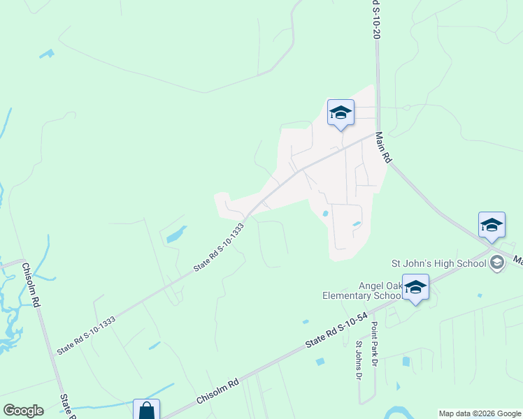 map of restaurants, bars, coffee shops, grocery stores, and more near 3740 State Road S-10-1333 in Johns Island