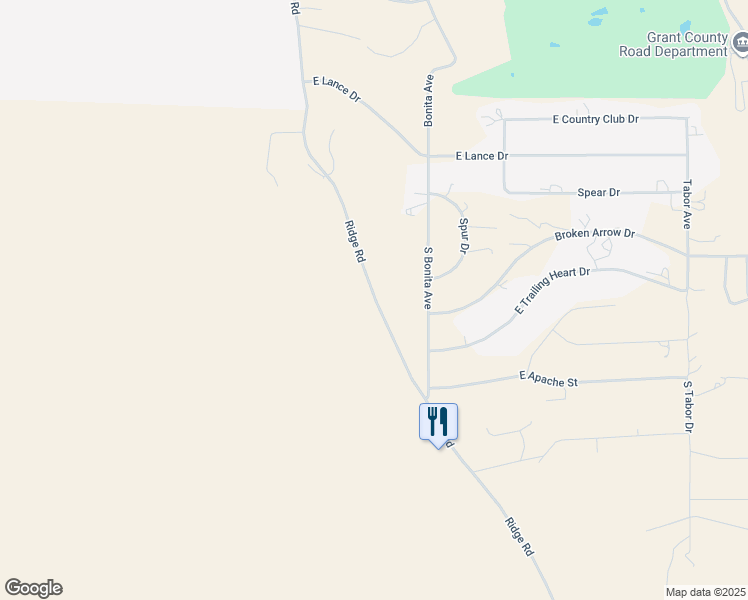 map of restaurants, bars, coffee shops, grocery stores, and more near 199 Ridge Road in Silver City