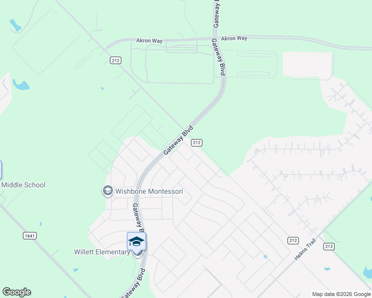 map of restaurants, bars, coffee shops, grocery stores, and more near 1628 Frankford Drive in Forney