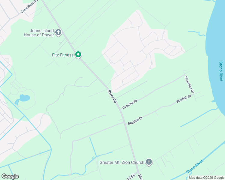 map of restaurants, bars, coffee shops, grocery stores, and more near 2671 Private Lefler Drive in Johns Island