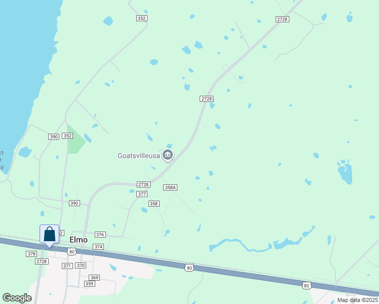 map of restaurants, bars, coffee shops, grocery stores, and more near 13820 Farm to Market Road 2728 in Terrell