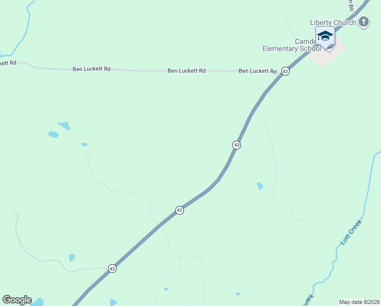 map of restaurants, bars, coffee shops, grocery stores, and more near 4655 Mississippi 43 in Canton