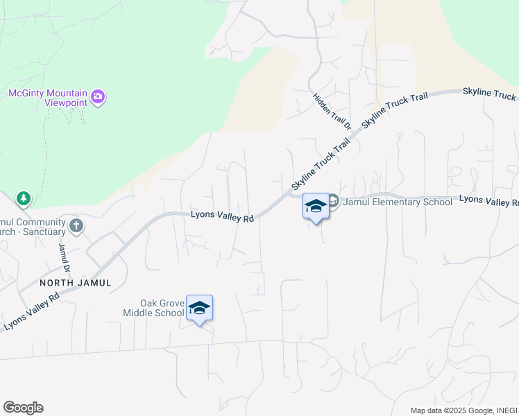 map of restaurants, bars, coffee shops, grocery stores, and more near 3210 Loma Del Fuego in Jamul