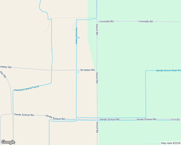 map of restaurants, bars, coffee shops, grocery stores, and more near 2097 Heber Road in Holtville