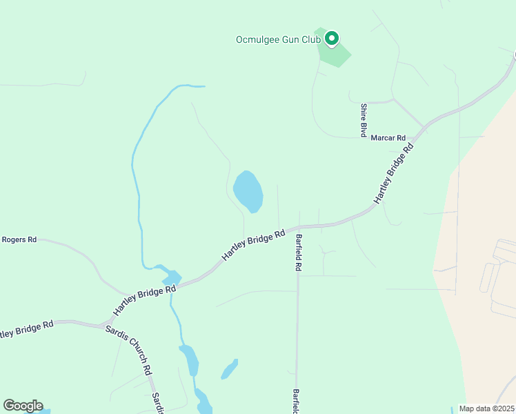 map of restaurants, bars, coffee shops, grocery stores, and more near 6273 Shines Road in Macon