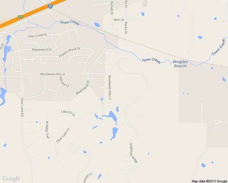 map of restaurants, bars, coffee shops, grocery stores, and more near 2217 Woodland Hills Lane in Weatherford