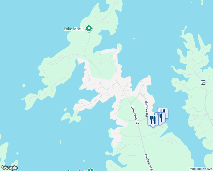 map of restaurants, bars, coffee shops, grocery stores, and more near 2030 Centerport Road in Dadeville