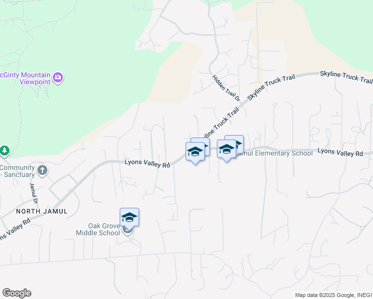 map of restaurants, bars, coffee shops, grocery stores, and more near 3210 Loma Del Fuego in Jamul