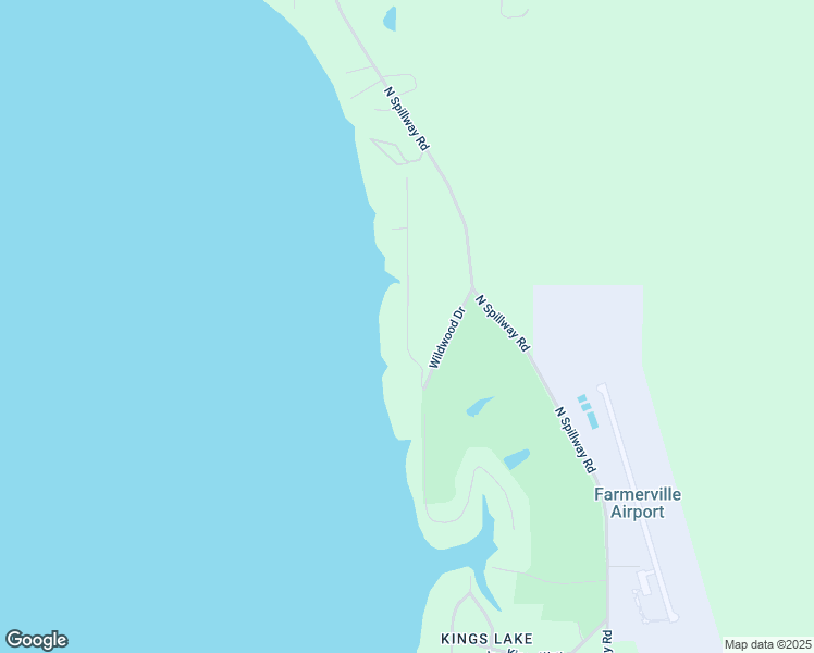 map of restaurants, bars, coffee shops, grocery stores, and more near Upsey Downsey Road in Farmerville
