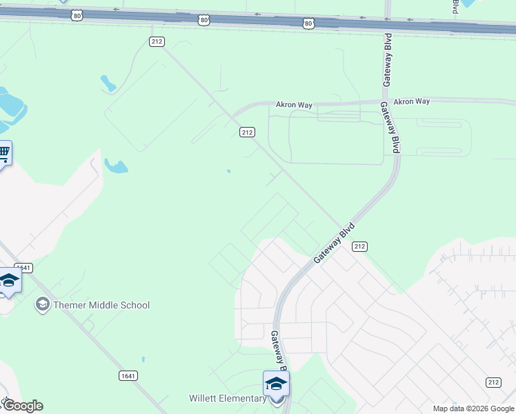 map of restaurants, bars, coffee shops, grocery stores, and more near 1249 Herring Drive in Forney