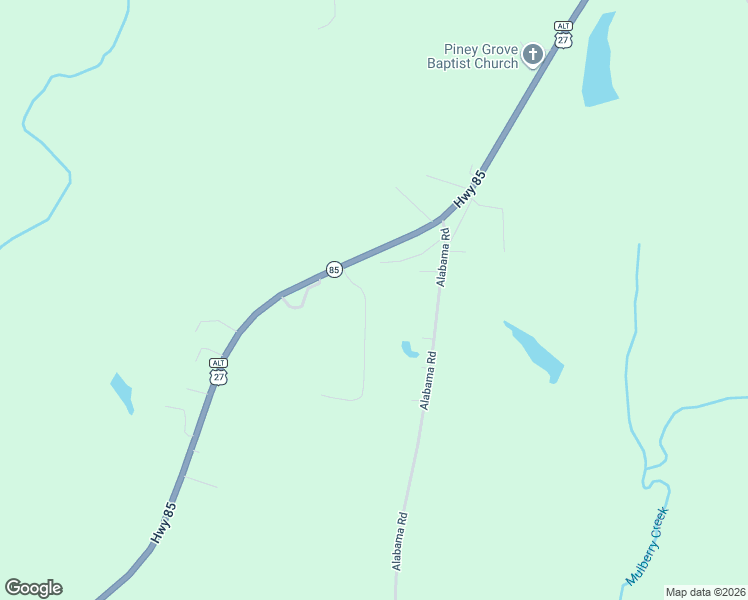 map of restaurants, bars, coffee shops, grocery stores, and more near 57 Oak Ridge Drive in Waverly Hall