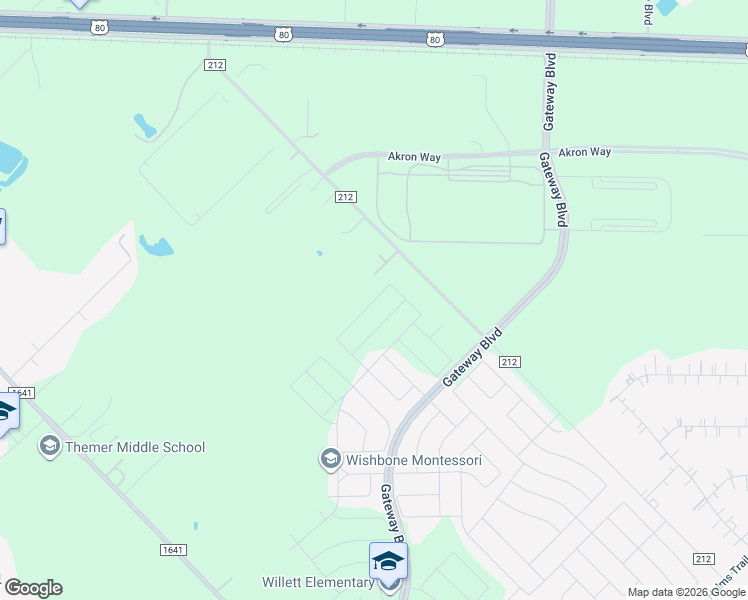 map of restaurants, bars, coffee shops, grocery stores, and more near 11013 County Road 212 in Forney