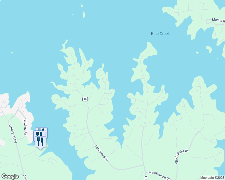 map of restaurants, bars, coffee shops, grocery stores, and more near 13 Graywood Lane in Dadeville