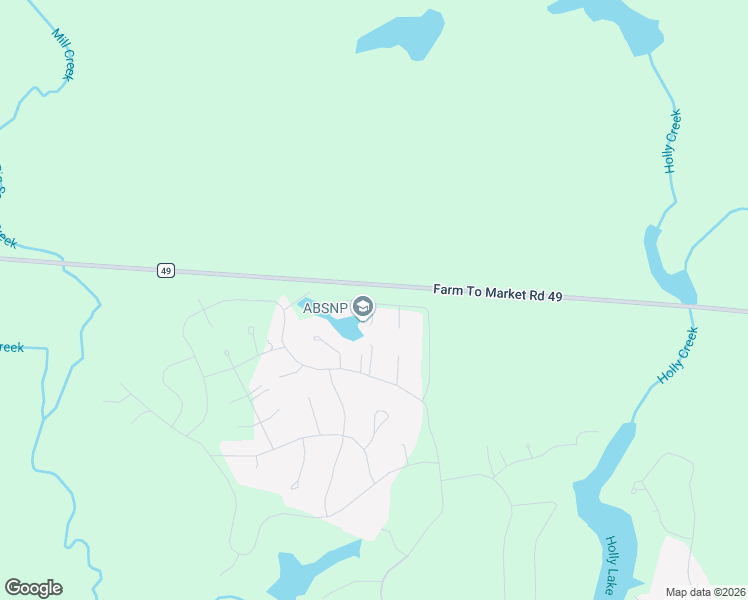 map of restaurants, bars, coffee shops, grocery stores, and more near 120 Cottontail Cove in Holly Lake Ranch