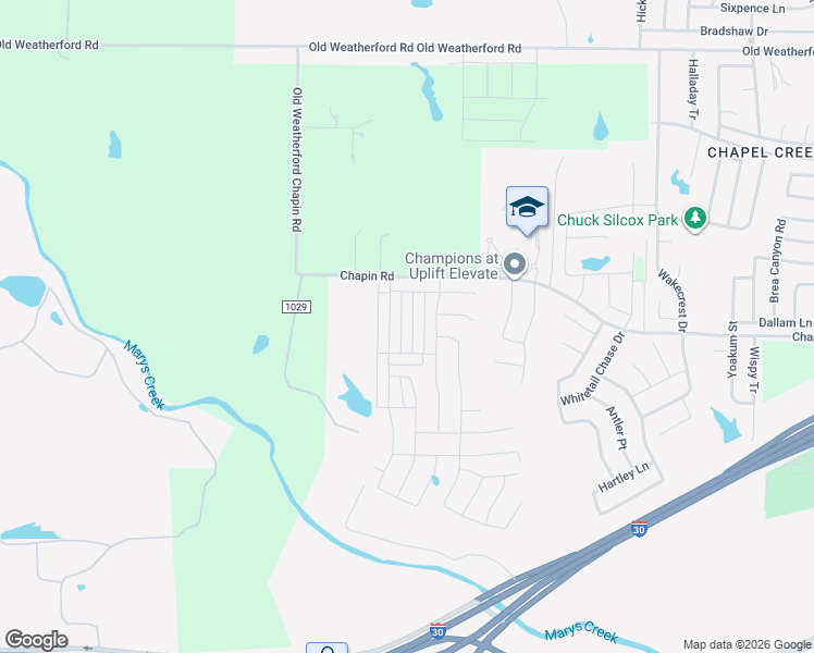 map of restaurants, bars, coffee shops, grocery stores, and more near 11041 Chapin Road in Aledo