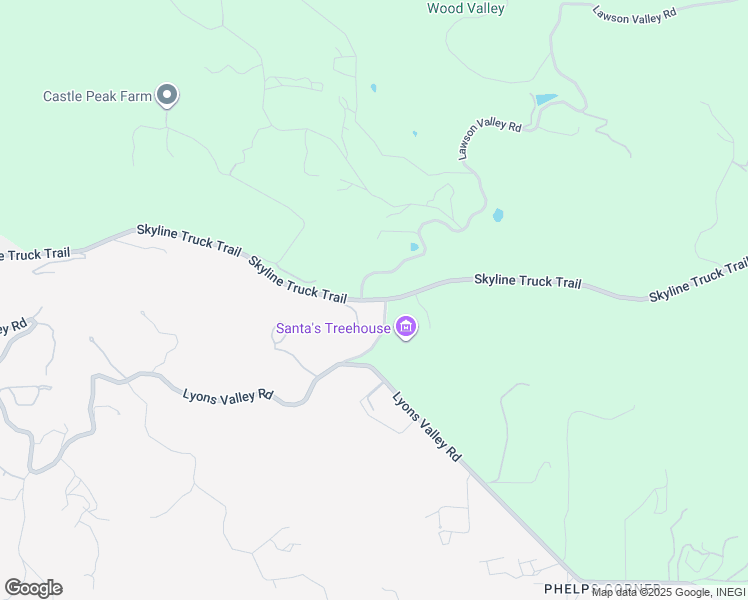 map of restaurants, bars, coffee shops, grocery stores, and more near 17020 Skyline Truck Trail in Jamul