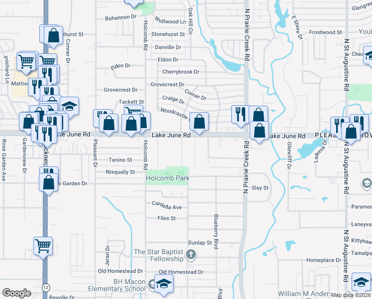 map of restaurants, bars, coffee shops, grocery stores, and more near 1215 Mc Elree Street in Dallas
