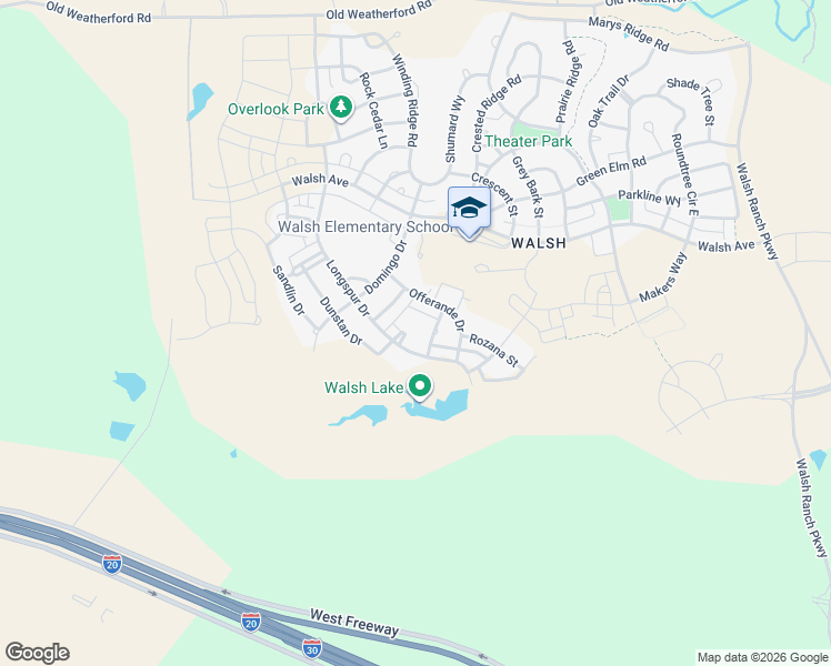 map of restaurants, bars, coffee shops, grocery stores, and more near 2236 Drake Street in Aledo