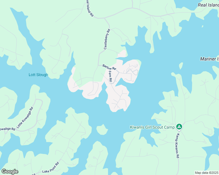 map of restaurants, bars, coffee shops, grocery stores, and more near 92 Fern Ridge in Alexander City