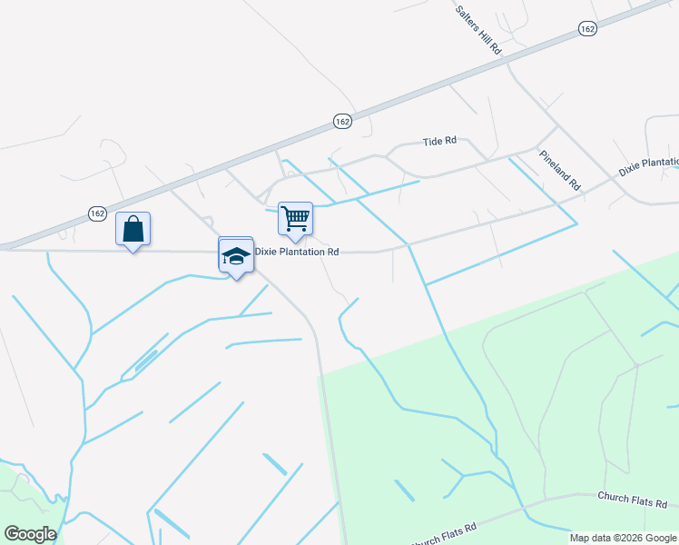 map of restaurants, bars, coffee shops, grocery stores, and more near 5933 Dixie Plantation Road in Hollywood