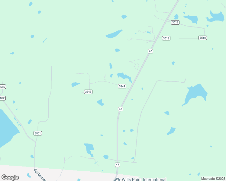 map of restaurants, bars, coffee shops, grocery stores, and more near 170 County Road 3849 in Wills Point