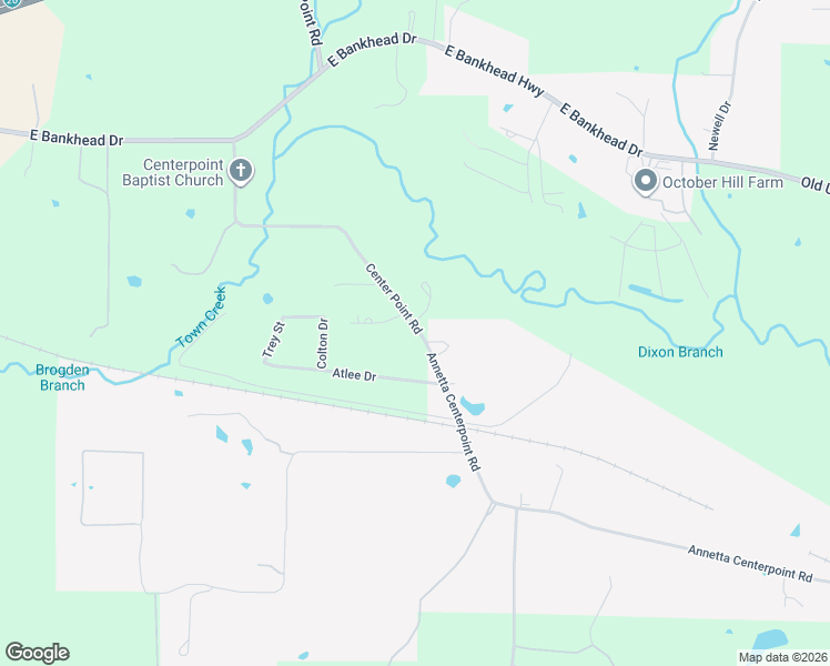 map of restaurants, bars, coffee shops, grocery stores, and more near 103 Vineyard Street in Weatherford