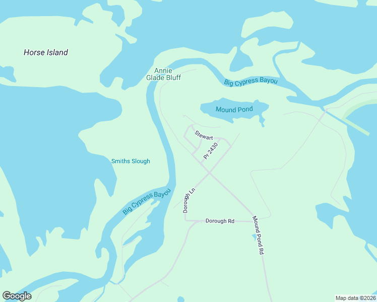 map of restaurants, bars, coffee shops, grocery stores, and more near 2339 Blair Landing Road in Karnack