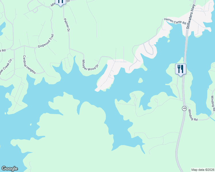 map of restaurants, bars, coffee shops, grocery stores, and more near 211 Tanglewood Lane in Dadeville