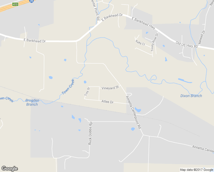 map of restaurants, bars, coffee shops, grocery stores, and more near 106 Vineyard Street in Weatherford