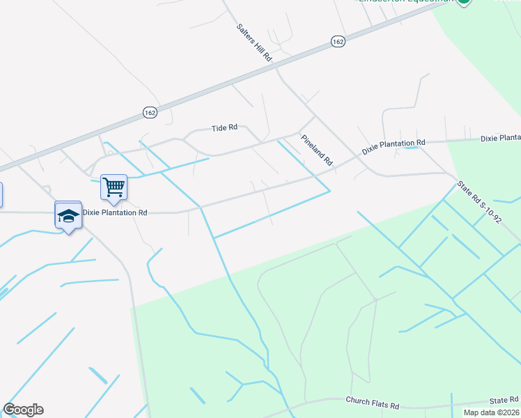 map of restaurants, bars, coffee shops, grocery stores, and more near 5796 Dixie Plantation Road in Hollywood