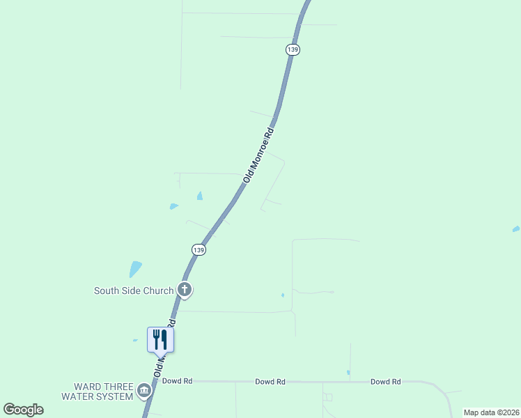 map of restaurants, bars, coffee shops, grocery stores, and more near 5432 Arrow Ridge Road in Bastrop