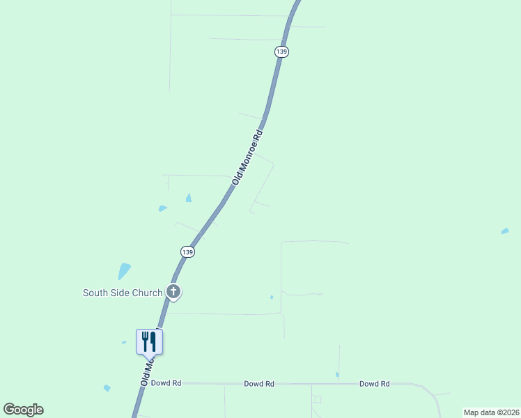 map of restaurants, bars, coffee shops, grocery stores, and more near 5432-5498 Arrow Ridge Road in Bastrop