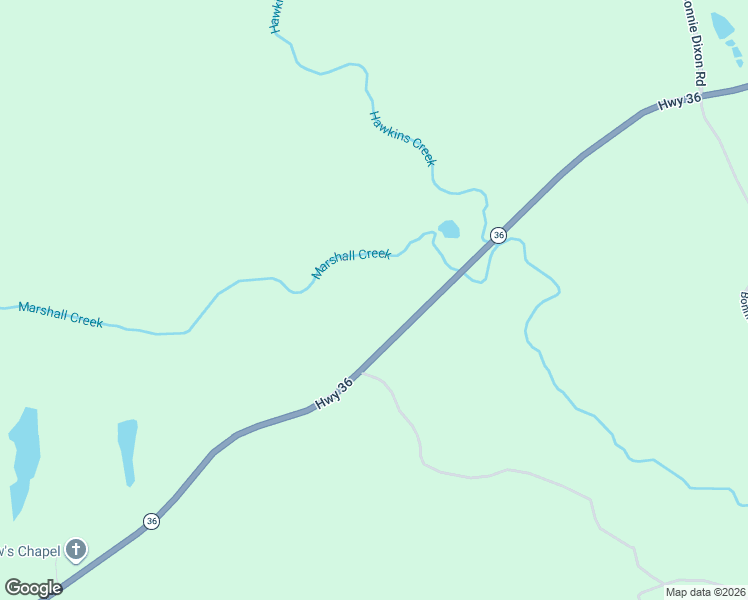 map of restaurants, bars, coffee shops, grocery stores, and more near 3844 Georgia 36 in Woodland