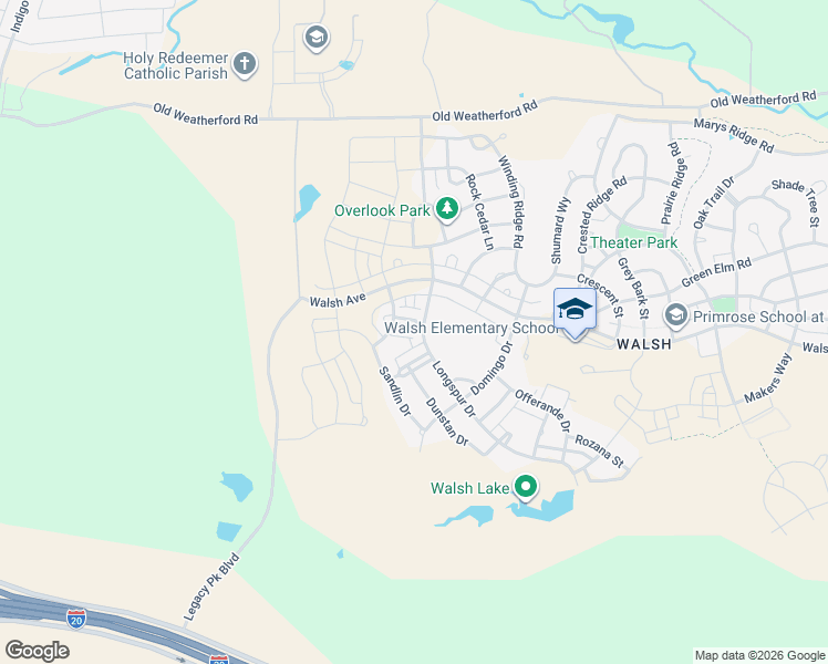 map of restaurants, bars, coffee shops, grocery stores, and more near 14428 Greymoore Court in Aledo