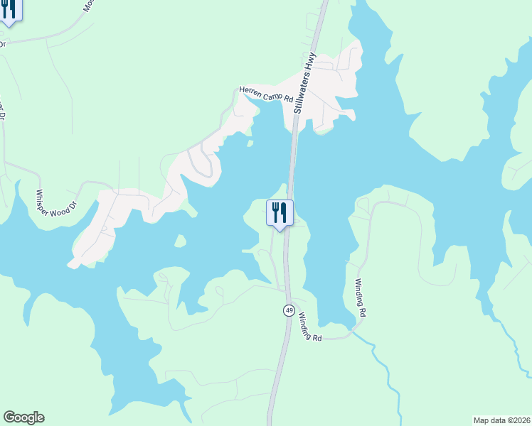 map of restaurants, bars, coffee shops, grocery stores, and more near Bay Point in Dadeville