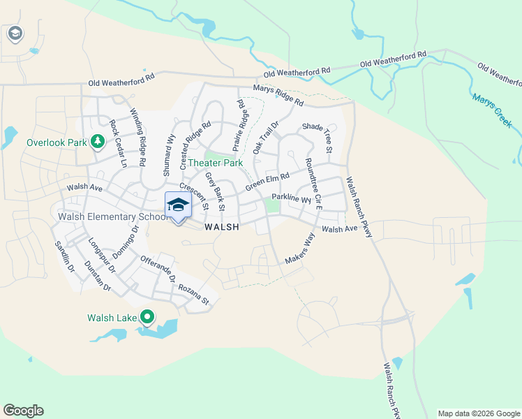 map of restaurants, bars, coffee shops, grocery stores, and more near 13813 Parkline Way in Aledo
