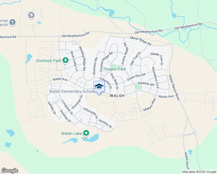 map of restaurants, bars, coffee shops, grocery stores, and more near 2000 Crescent Street in Aledo