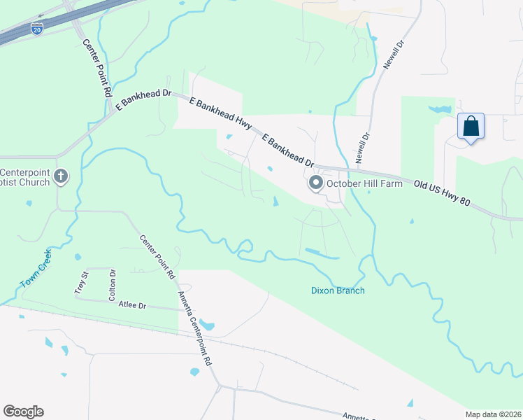 map of restaurants, bars, coffee shops, grocery stores, and more near 163 Howell Garner Road in Weatherford
