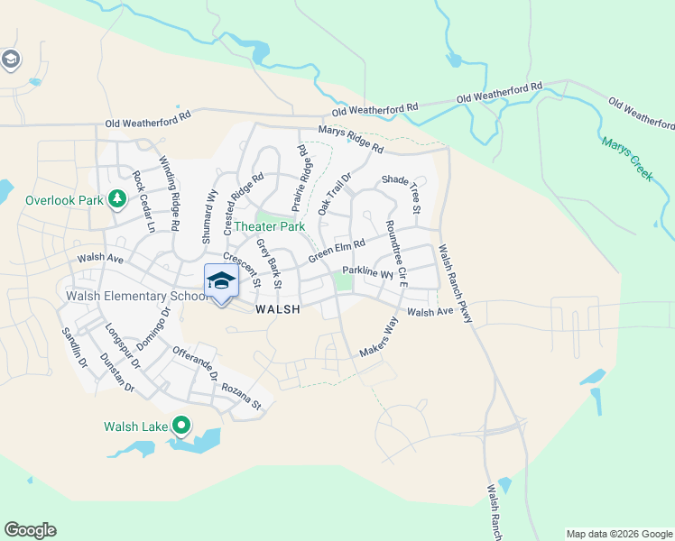 map of restaurants, bars, coffee shops, grocery stores, and more near 13813 Parkline Way in Aledo