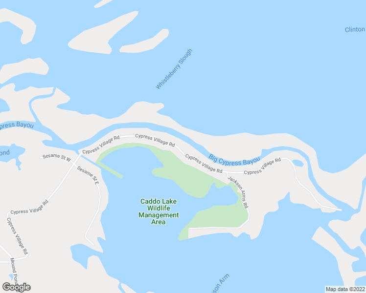 map of restaurants, bars, coffee shops, grocery stores, and more near 4593 Cypress Village Road in Karnack