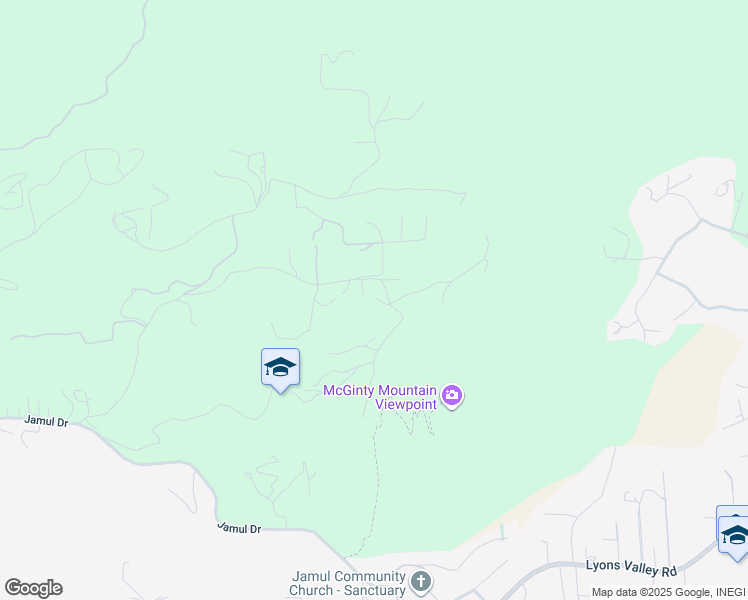 map of restaurants, bars, coffee shops, grocery stores, and more near 3877 Alta Loma Drive in Jamul