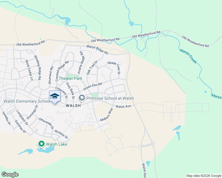 map of restaurants, bars, coffee shops, grocery stores, and more near 1934 Roundtree Circle East in Aledo
