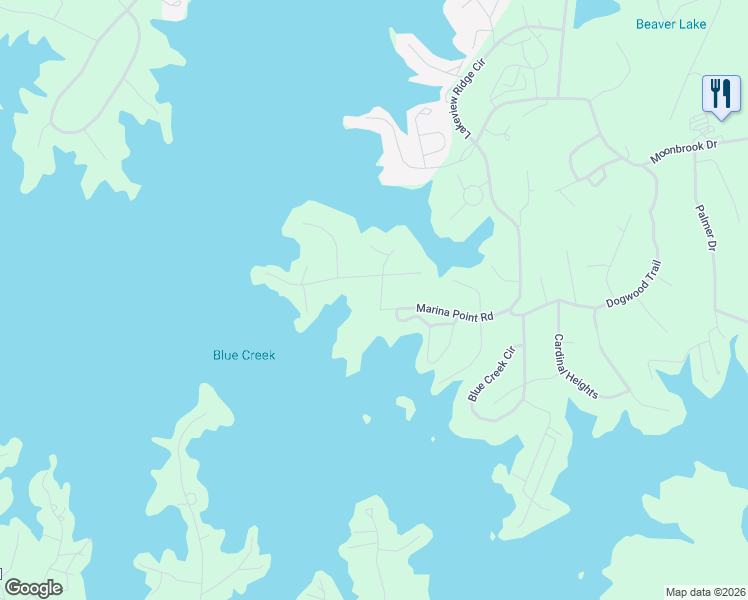 map of restaurants, bars, coffee shops, grocery stores, and more near 25 Lunker Lane in Dadeville