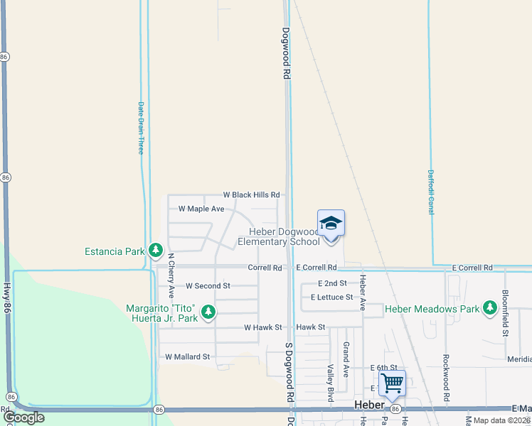 map of restaurants, bars, coffee shops, grocery stores, and more near 17 West Stone Calf Court in Heber